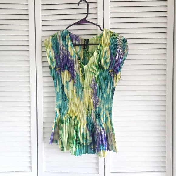 Milano Colorful Patterned top zise M - Picture 4 of 5